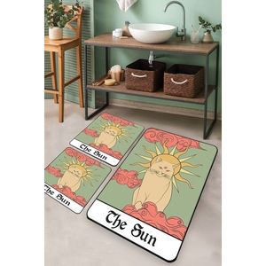 Set covorase de baie, L'essentiel Maison, Sunny The Sun, Poliester, Multicolor imagine