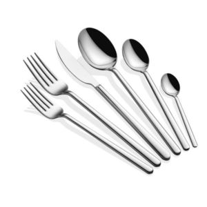 Set tacamuri, Hermia, 645DRM1201, Inox, Lingură de masă: 21, 4 cm (6 bucăți), Argintiu imagine