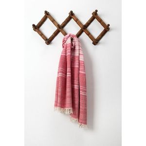 Prosop de plaja, L'essentiel Maison, Bali, 90x170 cm, Bumbac, Roșu / Roz imagine