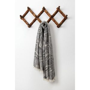 Prosop de plaja, L'essentiel Maison, Tahiti, 90x170 cm, Bumbac, Antracit imagine