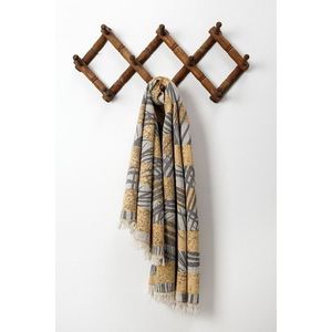 Prosop de plaja, L'essentiel Maison, Tahiti, 90x170 cm, Bumbac, Galben mustar imagine