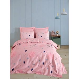 Cuvertura matlasata dubla, L'essentiel Maison, FlowerofLove, Bumbac, Roz pudra imagine