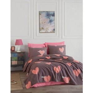 Cuvertura matlasata dubla, L'essentiel Maison, Jana, Bumbac, Roz imagine