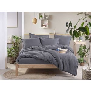 Set de huse de pilotă duble din muselină, L'essentiel Maison, Muslin, Fumuriu imagine