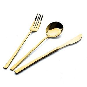 Set tacamuri, Hermia, 357NYP1306, Furculiță de masă: 21 x 2, 5 cm (6 bucăți), Auriu imagine