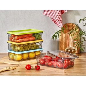 Set recipiente depozitare, Hermia, 452PTR1113, Transparent imagine
