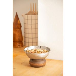 Stand de prezentare a alimentelor, Hermia, 886SVN1138, Dimensiuni: 14 x 14 x 8 cm, Argintiu imagine