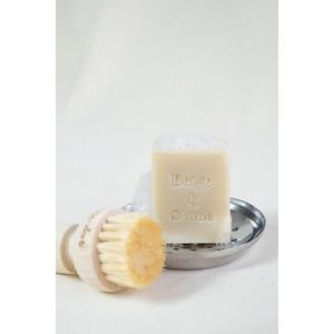 Set de săpuniere, Hermia, 886SVN1502, Săpun: Ulei de măsline (1 bucată), Alb / Argintiu imagine