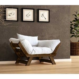 Fotoliu de gradina, Hanah Home, CPT8131-140, Nuc/Alb imagine