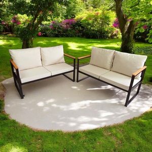 Set mobilier de gradina, Hanah Home, CPT5548-130, Bej imagine
