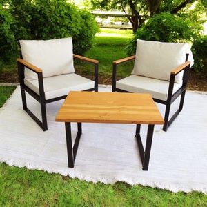 Set mobilier de gradina, Hanah Home, CPT5547-75, Bej imagine