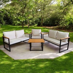 Set mobilier de gradina, Hanah Home, CPT5554-130, Bej imagine