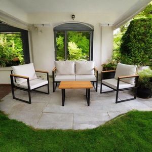 Set mobilier de gradina, Hanah Home, CPT5553-130, Bej imagine