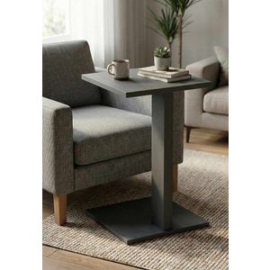 Masuta, Hanah Home, Artmtkcsdtble, 35x56x35 cm, Gri imagine