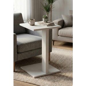 Masuta, Hanah Home, Artmtkcsdtble, 35x56x35 cm, Alb imagine