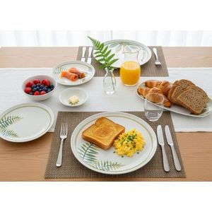 Set de mic dejun, Hermia, 126MBM1403, Bol: 13 x 13 x 4 cm (2 bucăți), White / Green / Yellow imagine