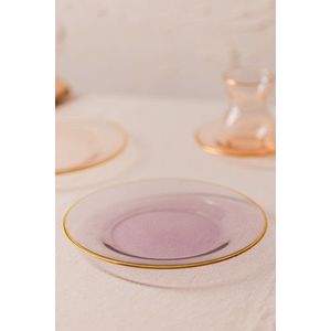 Set platouri servire desert, Hermia, 127RKL1610, Mov / Somon / Albastru imagine