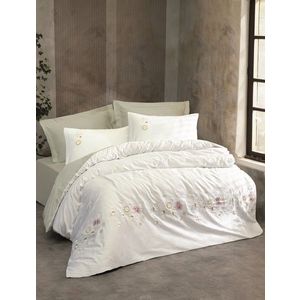 Lenjerie de pat dubla, L'essentiel Maison, Jenika, Verde menta imagine