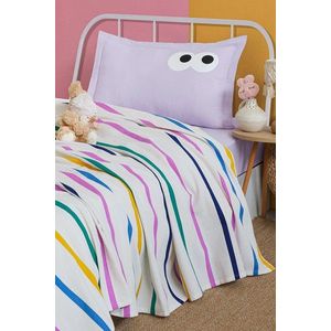 Set cuvertura pique Single, L'essentiel Maison, Funny, Lila imagine