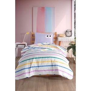 Set cuvertura Single 160x220 cm, 2 piese, L'essentiel Maison, Funny, Lila imagine