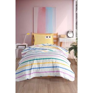 Set cuvertura Single 160x220 cm, 2 piese, L'essentiel Maison, Funny, Galben imagine