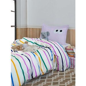 Lenjerie de pat pentru o persoana 2 piese, L'essentiel Maison, Funny, Lila imagine