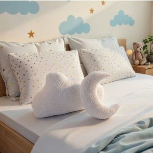 Set perne decorative , Cloud & Moon, Alb imagine