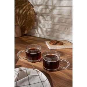 Set cesti de cafea, Hermia, 196RWE7407, Dimensiuni: 9cm x 7, 5cm înălțime 325cc, Transparent imagine