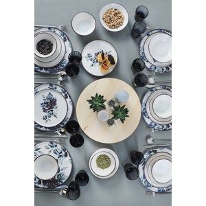 Serviciu de masa, Hermia, 275KRM1934, Antibacterian, Alb / Albastru / Mov imagine