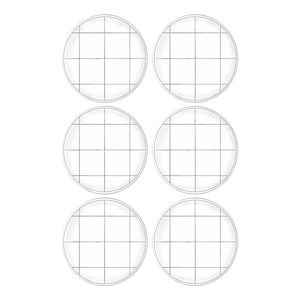 Set platouri servire desert, Hermia, 280TMA3131, Alb imagine