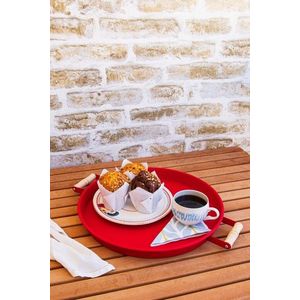 Set de tavi, Hermia, 289ALV1107, Dimensiune: 51 x 51 cm x 3 cm (1 bucată), Rosu imagine