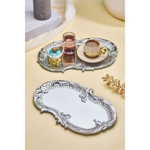 Tava pentru servire, Hermia, 337GLZ1191, Argintiu imagine