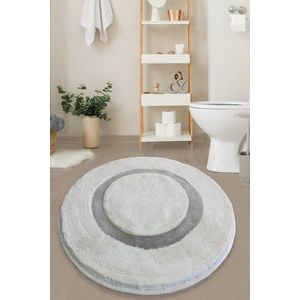 Covoraș de baie acrilic, L'essentiel Maison, Quadrato, Gri imagine