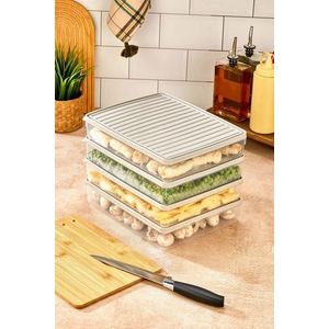 Set recipiente depozitare, Hermia, 452PTR1147, Crem imagine