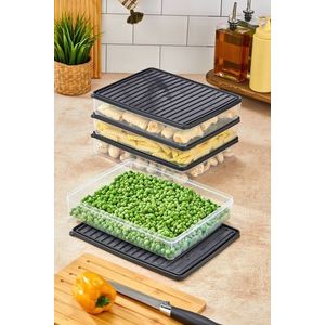 Set recipiente depozitare, Hermia, 452PTR1148, Antracit imagine