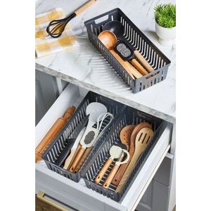 Organizator pentru frigider, Hermia, 452PTR1183, Gri imagine