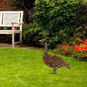 Obiect decorativ de grădină, Goose -A 01, 64x44 cm, Multicolor imagine