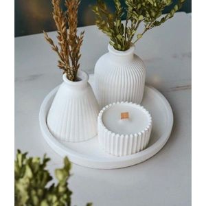 Set de lumanari, Ers1281, Alb imagine