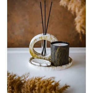 Set de lumanari, Ers1264, Auriu imagine