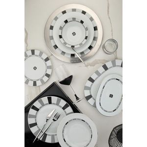 Serviciu de masa, Hermia, 710KTP3690, Farfurie: 21 cm (6 bucăți), Multicolor imagine