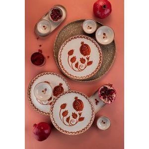 Set de mic dejun, Hermia, 710KTP3704, Bol Joker: 10 cm (2 bucăți), Crem / Roșu imagine