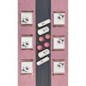 Set de mic dejun, Hermia, 759NRE1108, Platou: 20 x 6 x 3 cm (2 bucăți), Multicolor imagine