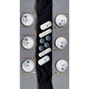 Set de mic dejun, Hermia, 759NRE1109, Platou: 20 x 6 x 3 cm (2 bucăți), Multicolor imagine