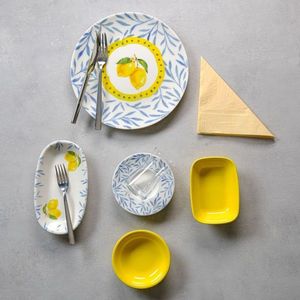 Set de mic dejun, Hermia, 868ARY1118, Platou mic: 15 cm (2 bucăți), Multicolor imagine