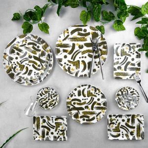 Set de mic dejun, Hermia, 868ARY1121, Platou pentru tort: 21 cm (6 bucăți), Multicolor imagine