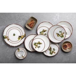 Set de mic dejun, Hermia, 868ARY1126, Farfurie de servire: 25 cm (1 bucată), Multicolor imagine