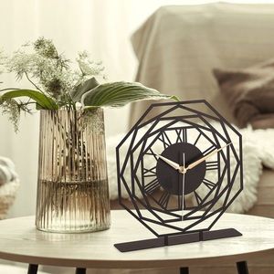 Ceas de masa, Repido, 25x23 cm, Negru imagine