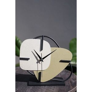 Ceas de masa, MYK2116-1, 26x25 cm, Verde imagine