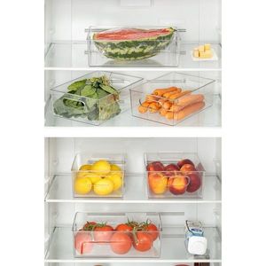 Set organizatoare frigider, Hermia, 964FRM3430, Dimensiune: 28 x 19, 5 x 9 cm (1 bucată), Transparent imagine