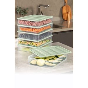 Set recipiente depozitare, Hermia, 964FRM5720, Verde menta imagine